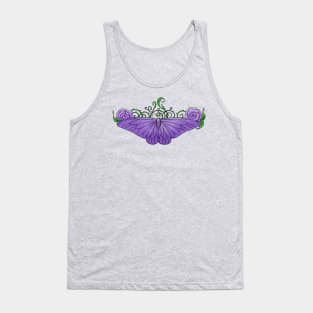 Purple Butterfly Tank Top